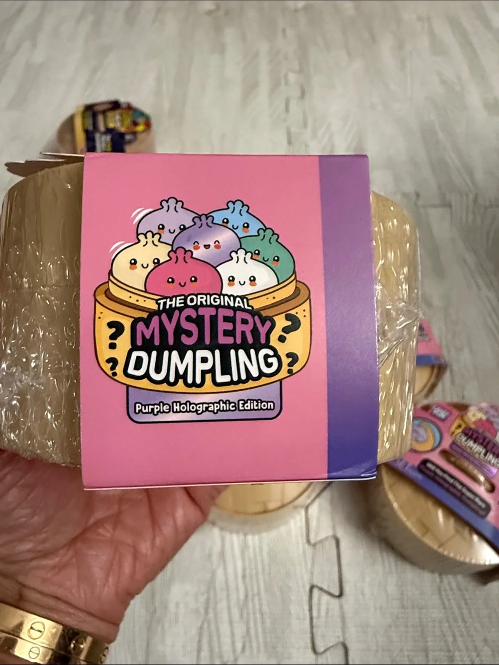 RMS Squishy Mystery Bun Dumpling Purple Holographic Edition